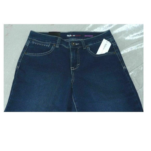 Women's Boyfriend Jeans Style & Co size-4 NEW - Picture 2 of 3